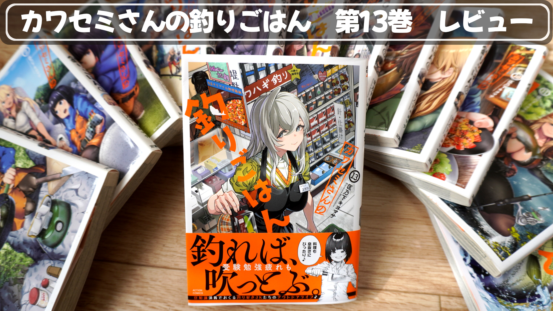 カワセミさんの釣りごはんの第13巻の表紙